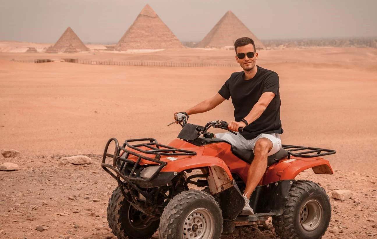 Cairo day tour with quad biking at the Giza Pyramids