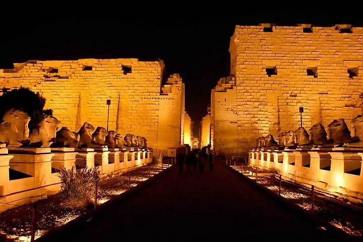 Sound and light show in Siwa